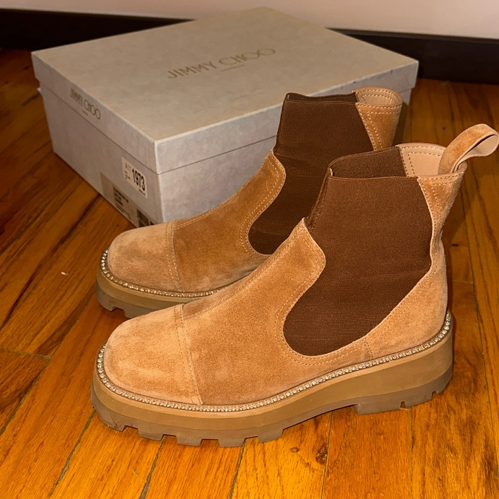 Jimmy Choo Seude Boots